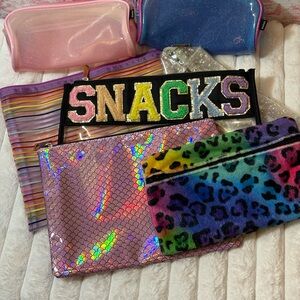 Colorful and jelly cosmetics cases